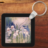 Schnee Schlüsselanhänger (Rückseite)