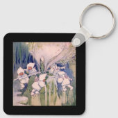 Schnee Schlüsselanhänger (Rückseite)