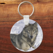 Schnee Schlüsselanhänger (Vorderseite)