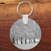Schnee Schlüsselanhänger (Vorderseite)
