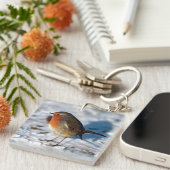 Schnee Schlüsselanhänger (Vorderseite rechts)