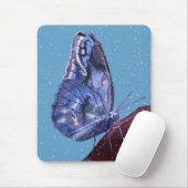 Schnee-Schmetterling Mousepad (Mit Mouse)