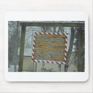 Schnee-Schneeflocke gefrorenes Wetter Nordpol Mousepad