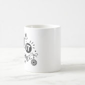 Schnee, Schneeflocke Kaffeetasse (Mittel)