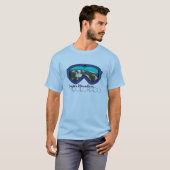 Schnee-Schutzbrillent-stück kupferner T-Shirt (Vorne ganz)