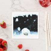 SCHNEE SERVIETTE (Beispiel)