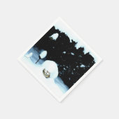 SCHNEE SERVIETTE (Ecke)