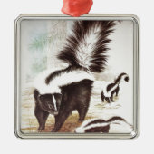 Schnee Silbernes Ornament (Vorne)