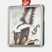 Schnee Silbernes Ornament (Links)