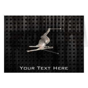 Schnee-Skifahren; Cooles Schwarzes