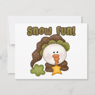 Schnee Spaß ein Hemd und Geschenke