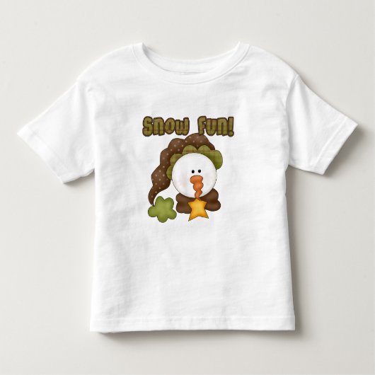 Schnee Spaß ein Hemd und Geschenke Kleinkind T-shirt (Vorderseite)