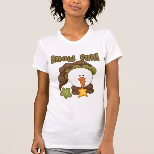 Schnee Spaß ein Hemd und Geschenke T-Shirt (Vorderseite)