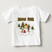Schnee Spaß zwei Hemden und Geschenke Baby T-shirt (Vorderseite)