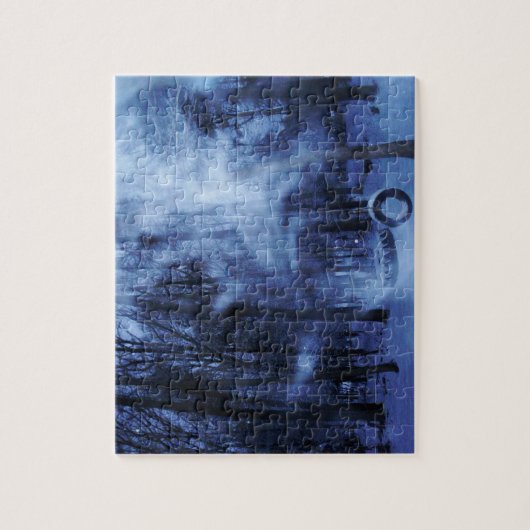 Schnee-Sturm Puzzle (Vertikal)