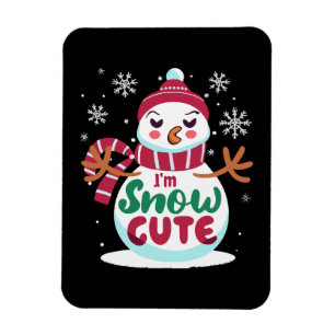 Schnee süß! Umarme den Winterzauber von Weihnachte Magnet