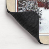 Schnee-Szene Mousepad (Ecke)
