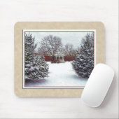 Schnee-Szene Mousepad (Mit Mouse)