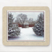 Schnee-Szene Mousepad (Vorne)