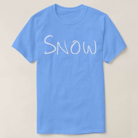 Schnee T-Shirt (Design vorne)