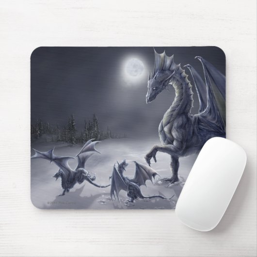Schnee-Tag Mousepad (Mit Mouse)