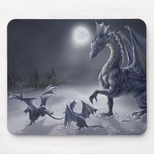 Schnee-Tag Mousepad (Vorne)