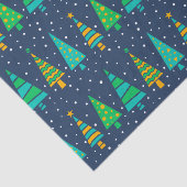 Schnee Tannen Tissue-Papier Seidenpapier (Ausschnitt)