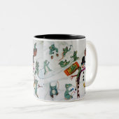 SCHNEE-Tasse Zweifarbige Tasse (VorderseiteRechts)