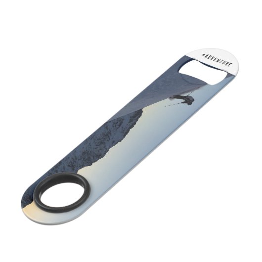 Schnee-Tier wiederholt Speedflaschenöffner (Rückseite Schrägansicht)