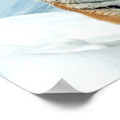 Schnee Tiger Winter Natur Foto Gebirge Poster (Ecke)