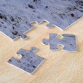 Schnee über das Puzzle der Bucht (Seite)
