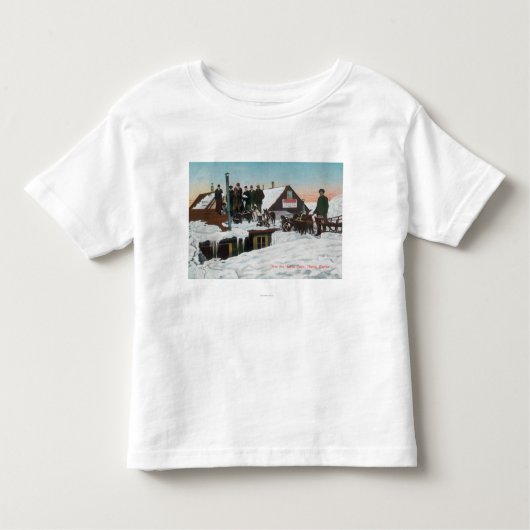 Schnee über dem Haus TopsNome, AK Kleinkind T-shirt (Vorderseite)