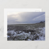 Schnee über die Bay Post Card Postkarte (Vorne/Hinten)