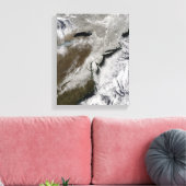 Schnee über die nordöstlichen Staaten Leinwanddruck (Insitu (Wohnzimmer))