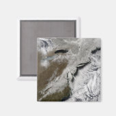 Schnee über die nordöstlichen Staaten Magnet (Vorderseite/Rückseite)