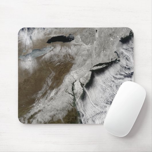 Schnee über die nordöstlichen Staaten Mousepad (Mit Mouse)