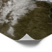 Schnee über die nordöstlichen Staaten Poster (Ecke)