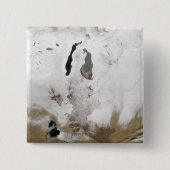 Schnee um das Aralmeer Button (Vorderseite)