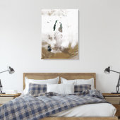 Schnee um das Aralmeer Leinwanddruck (Insitu (Schlafzimmer))