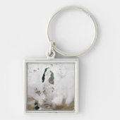 Schnee um das Aralmeer Schlüsselanhänger (Vorne)