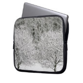 Schnee umfaßte Landschaft Laptopschutzhülle (Vorderseite Links)