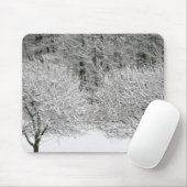 Schnee umfaßte Landschaft Mousepad (Mit Mouse)