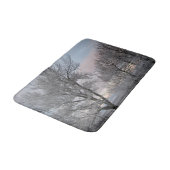 Schnee umfaßte Niederlassungen Badematte (Schrägansicht)