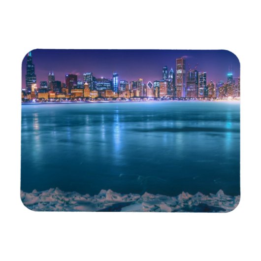 Schnee und Eis am Michiga-See in der Arktis Magnet (Horizontal)