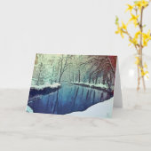 Schnee und Eis Karte (Gelbe Blume)