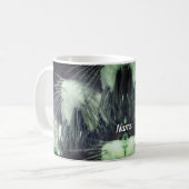 Schnee- und Eiswinterlandschaft Foto Kaffeetasse (Vorderseite Links)