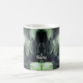 Schnee- und Eiswinterlandschaft Foto Kaffeetasse (Mittel)