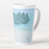 Schnee und Evergreens Milchtasse (Rechte Ecke)