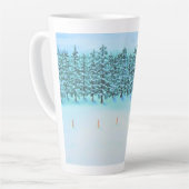 Schnee und Evergreens Milchtasse (Linke Ecke)