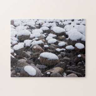 Schnee und Felsen, Mt. Rainier Nationalpark Puzzle
